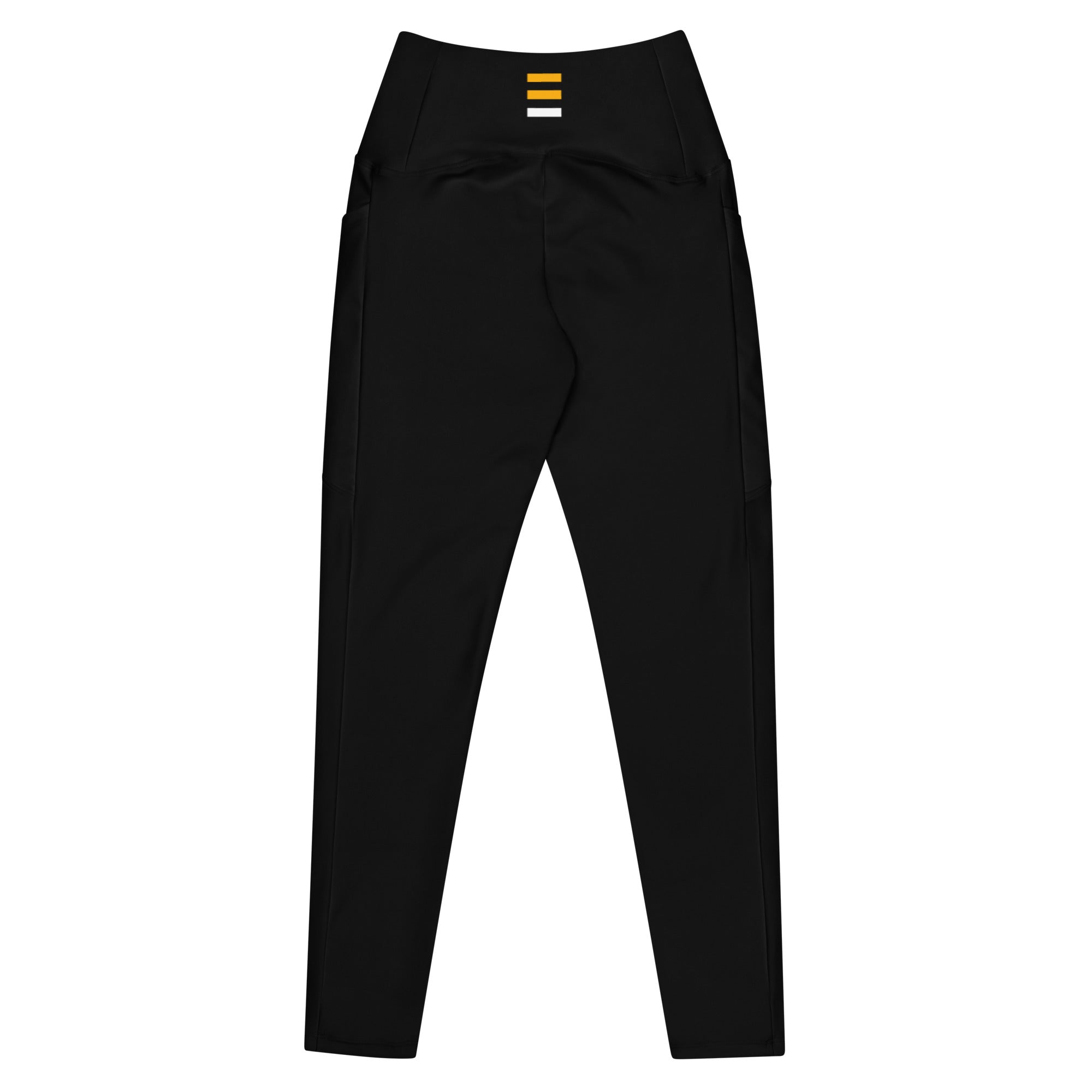 Black High-waisted Leggings with pockets