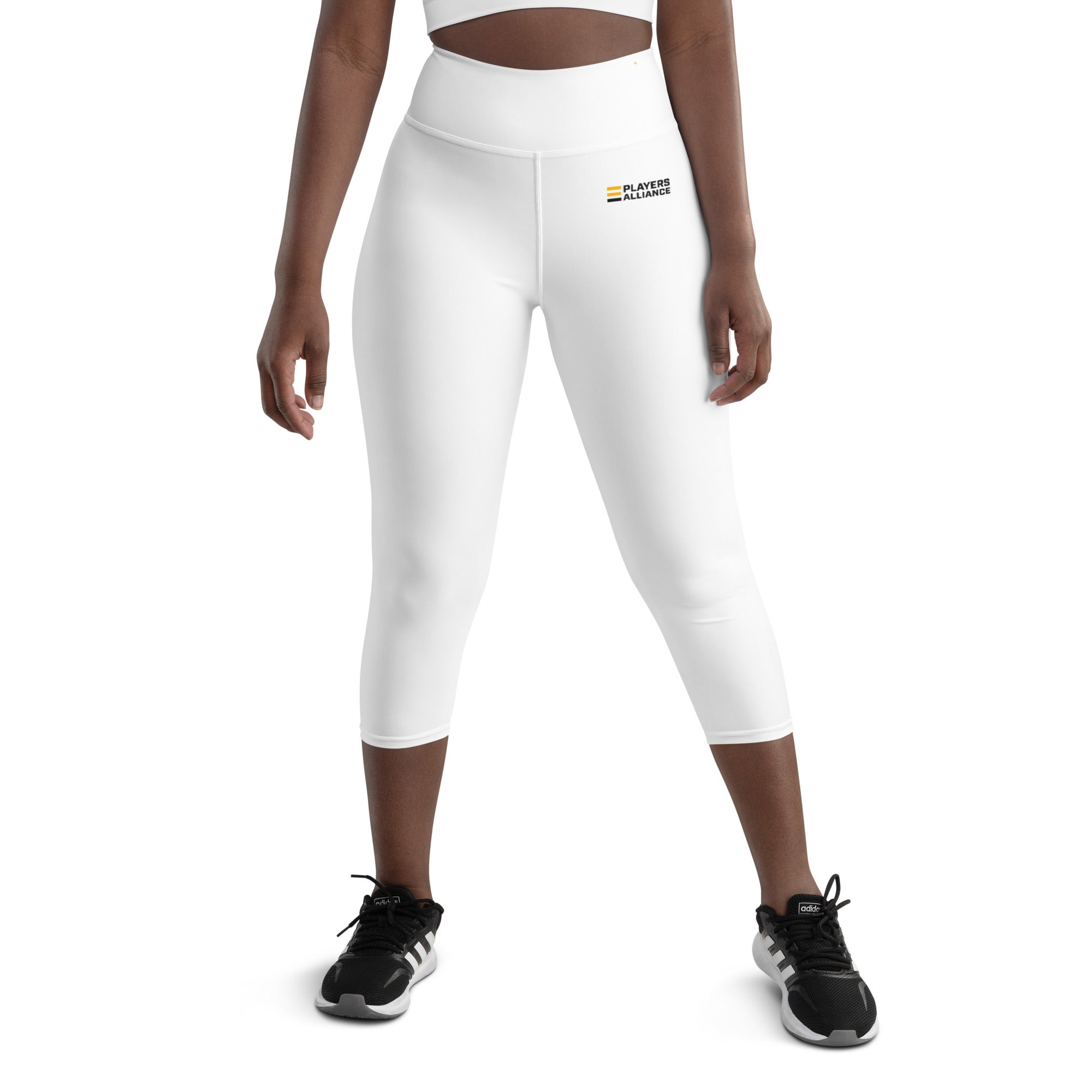 White Capri Leggings