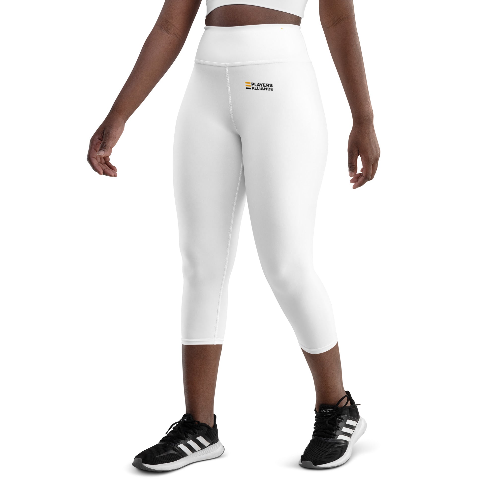 White Capri Leggings