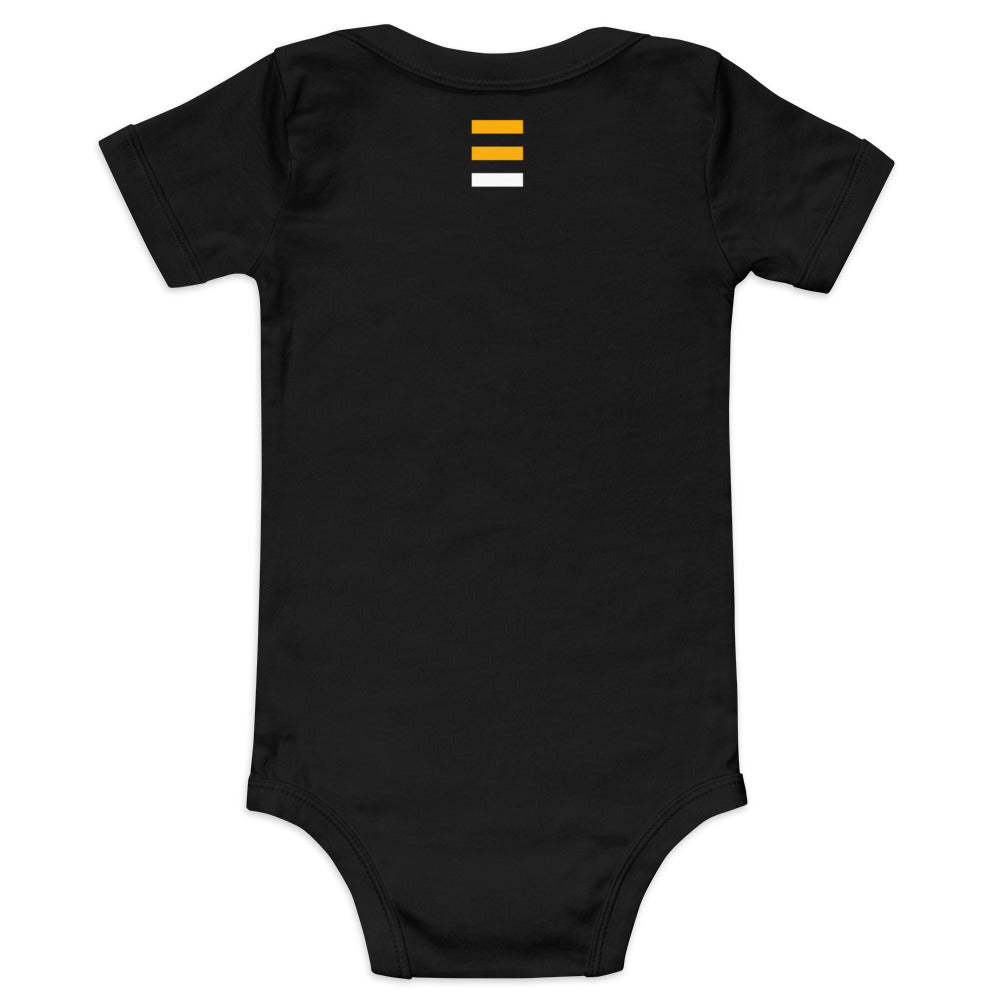Baby short sleeve Onesie - Black