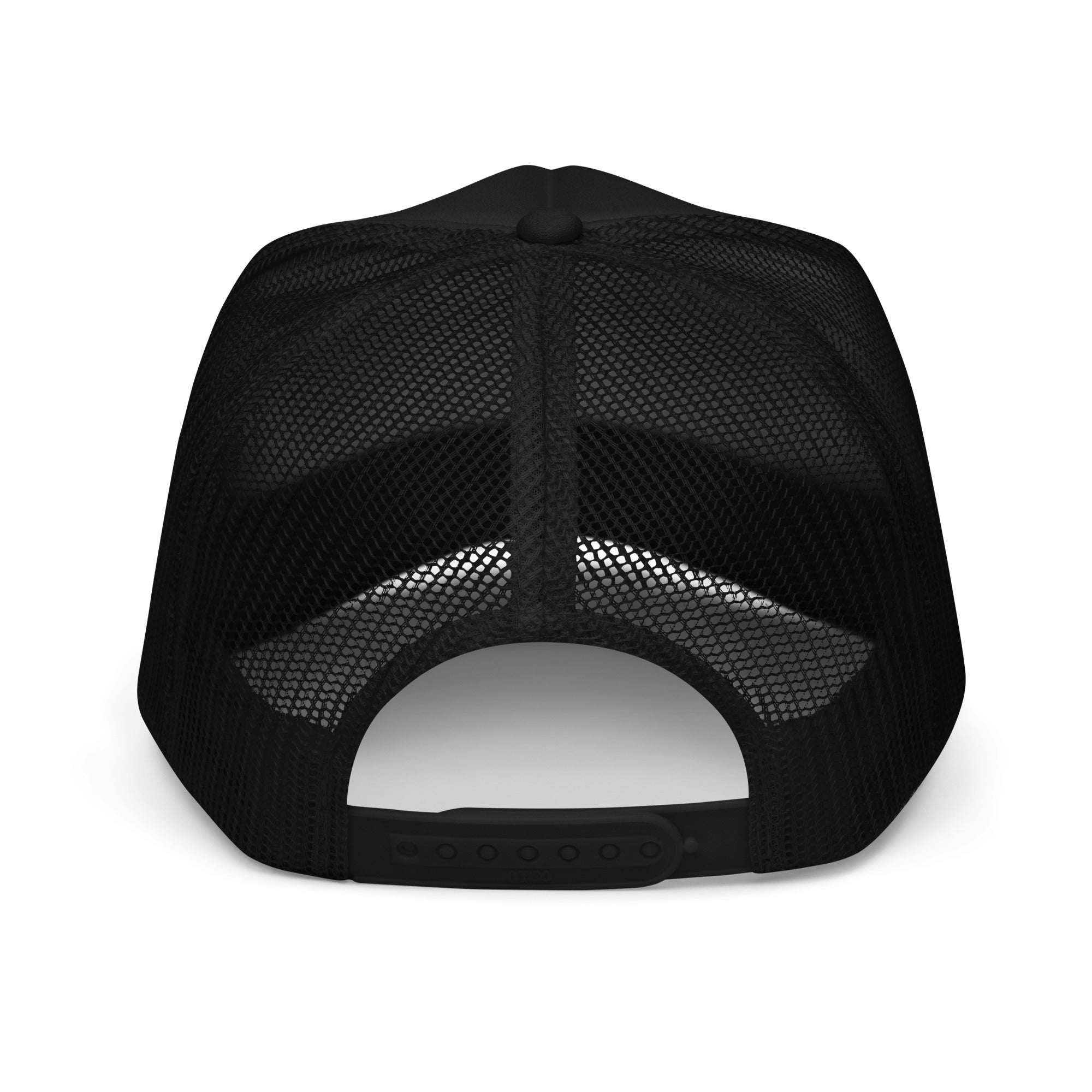 Unisex Black Trucker Hat