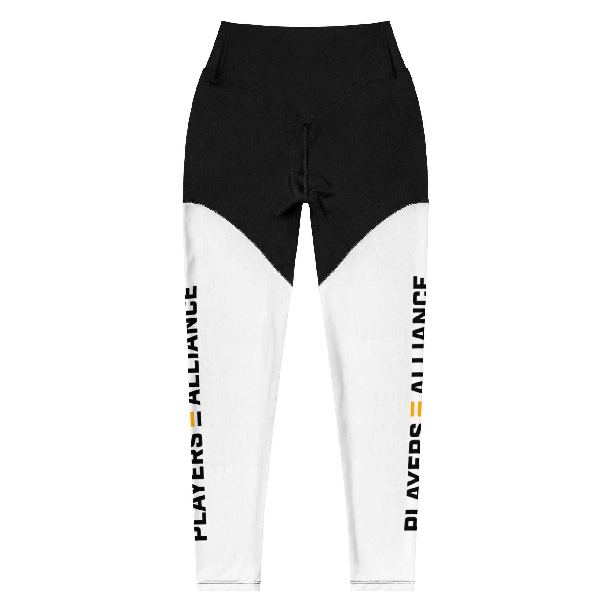 White High-waisted Leggings