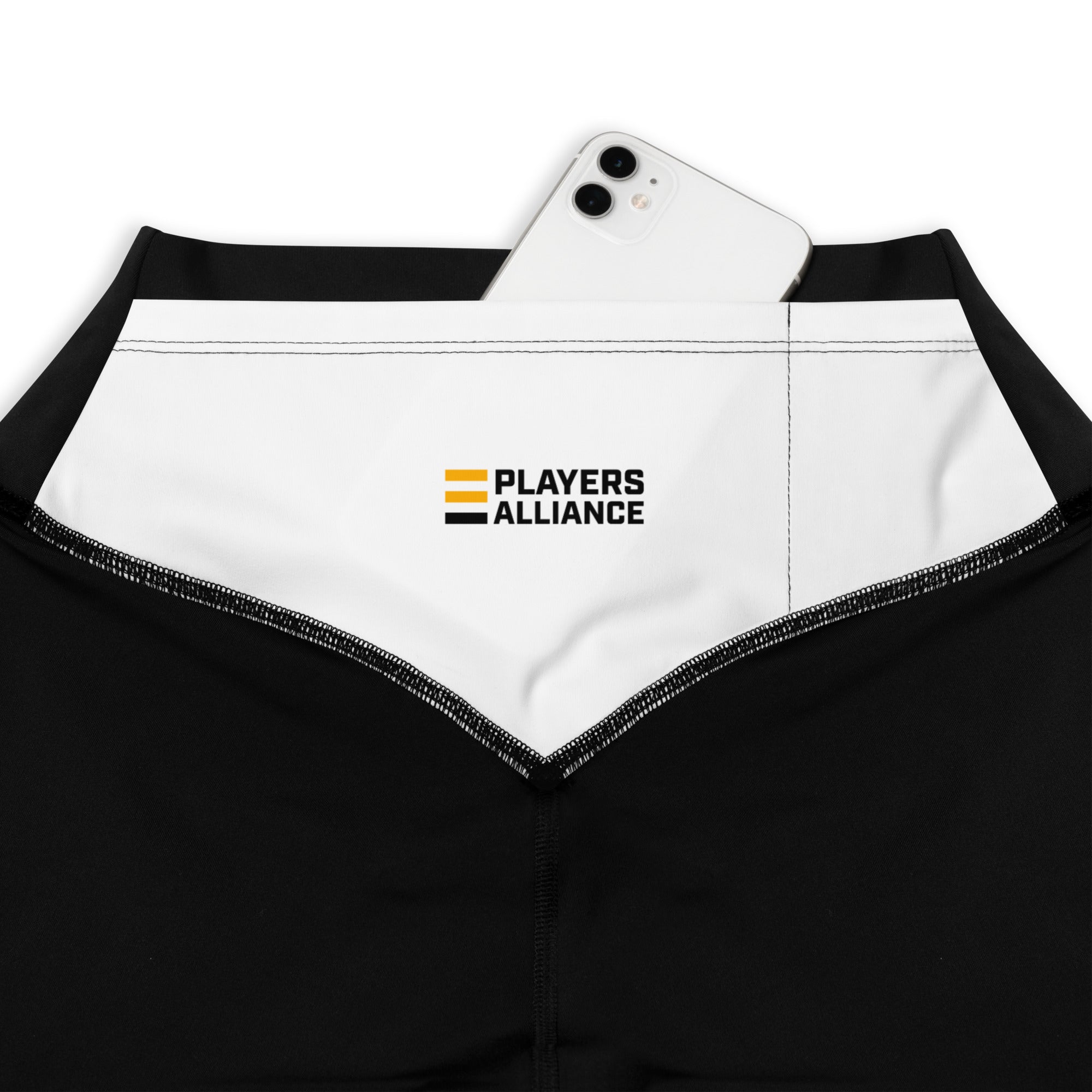 White High-waisted Leggings