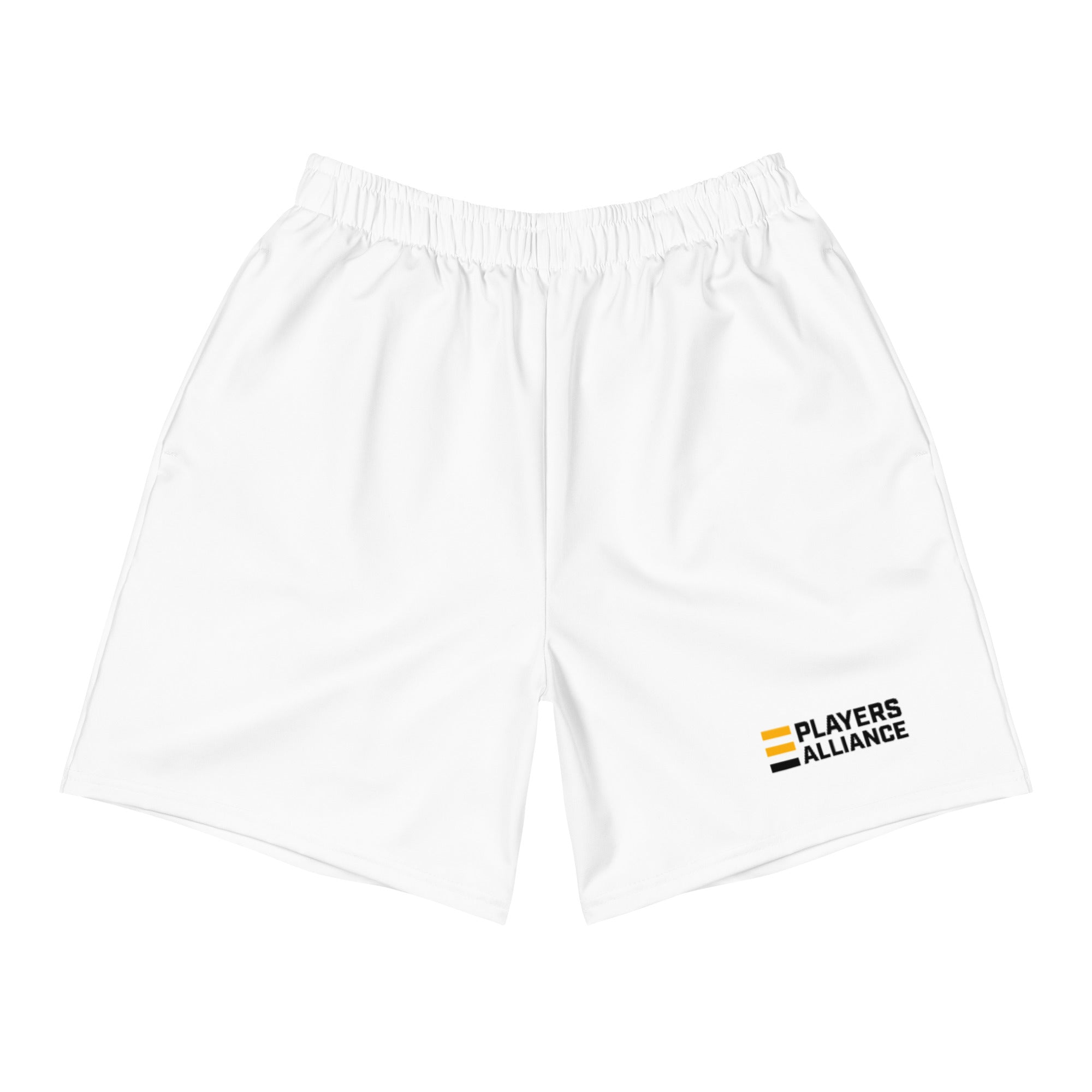 Men's Athletic Shorts (White)