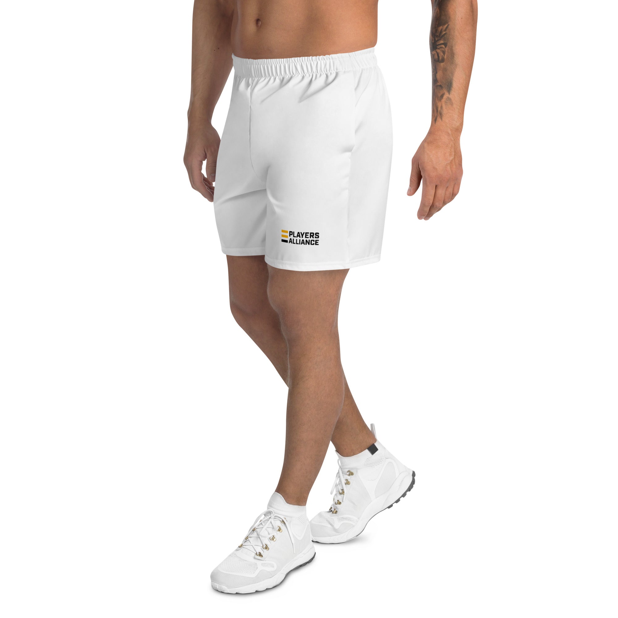 Men's Athletic Shorts (White)