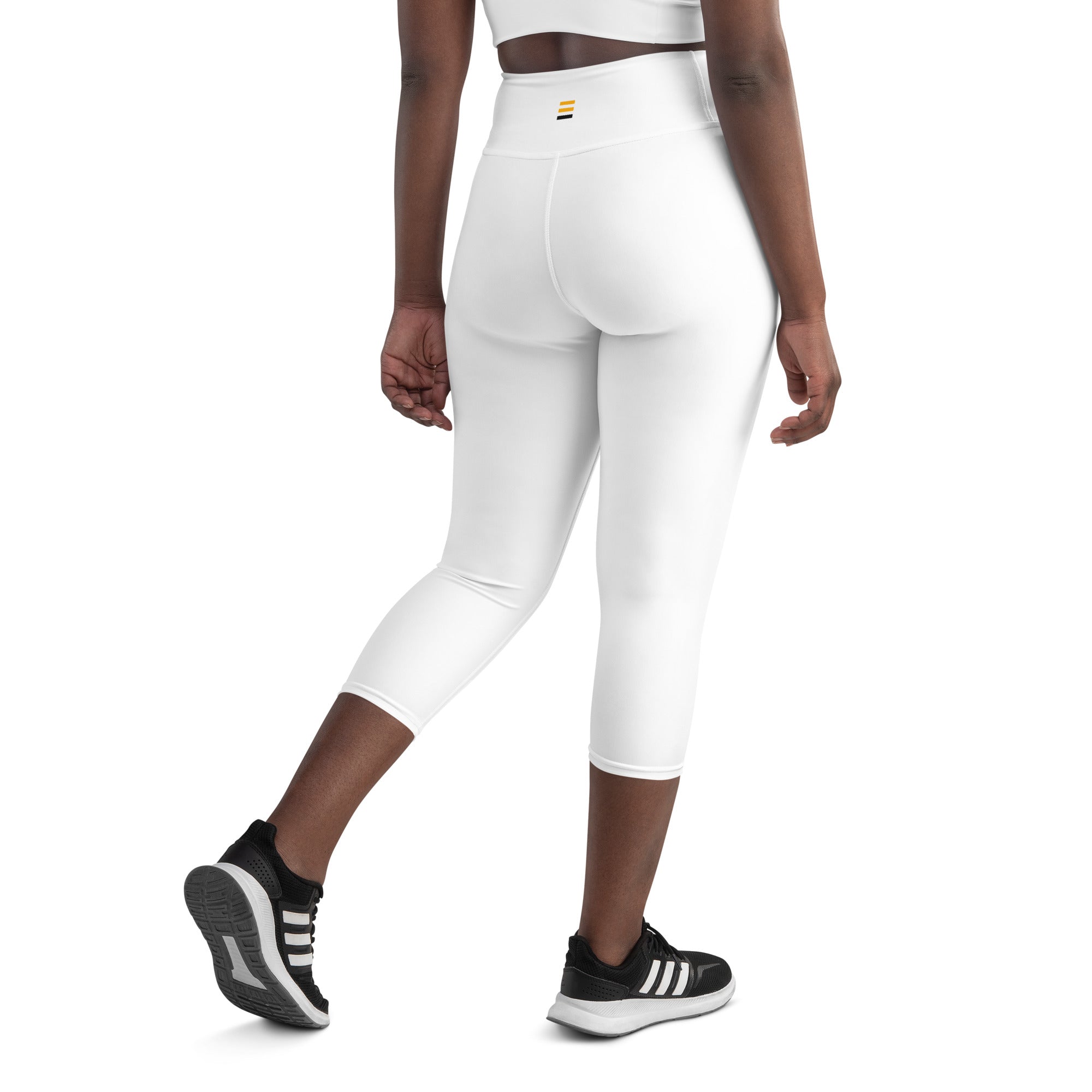 White Capri Leggings